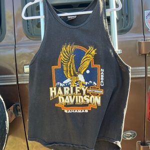 Vintage Harley Shirt Tank Bahamas